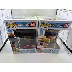2 Tailspin Funko Pop Lot Baloo & Louie 441 & 444 New In Box Fast Shipping